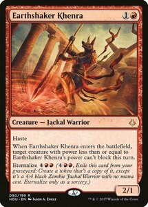 MTG ■赤/英語版■ 《地揺すりのケンラ/Earthshaker Khenra》破滅の刻 HOU