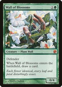 MTG ■緑/英語版■ 《花の壁/Wall of Blossoms》★FOIL★ From the Vault FTV