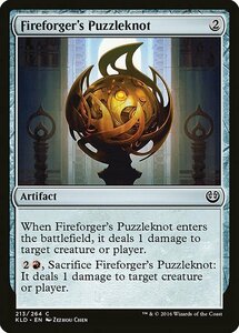 MTG ■無/英語版■ 《炎鍛冶の組細工/Fireforger's Puzzleknot》カラデシュ KLD