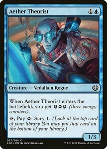 MTG ■青/英語版■ 《理論霊気学者/Aether Theorist》★FOIL★ カラデシュ KLD