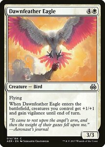 MTG ■白/英語版■ 《暁羽の鷲/Dawnfeather Eagle》霊気紛争 AER