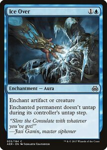 MTG ■青/英語版■ 《凍り付け/Ice Over》★FOIL★ 霊気紛争 AER