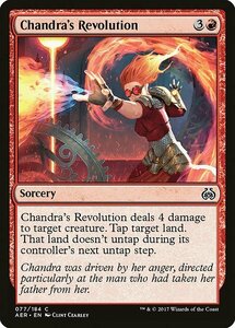 MTG ■赤/英語版■ 《チャンドラの革命/Chandra's Revolution》霊気紛争 AER