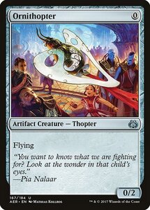 MTG ■無/英語版■ 《羽ばたき飛行機械/Ornithopter》霊気紛争 AER