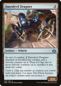 MTG ■無/英語版■ 《無謀者の競走車/Daredevil Dragster》霊気紛争 AER