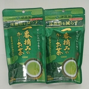 伊藤園 一番摘みのお～いお茶 1000 100g × 2袋　機能性表示食品