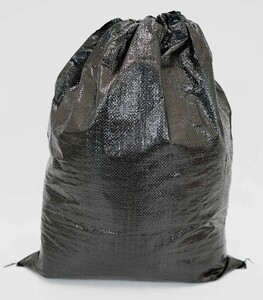 土のう袋 UV 黒 48×62cm 1セット（200枚入） 耐候性約５年 土嚢袋 厚手 災害対策用 UV剤配合 紫外線対策 KIKAIYA