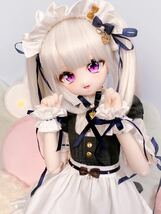 【ぽこあどおる】ddh-27 セミホワイト肌 カスタムヘッド　ＭＤＤ　ドルフィードリーム　BJD ドール　開口　球体関節 アイ付き_画像7