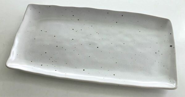 東京インテリア 食器 白陶器 長方形 大皿 ホワイト