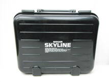 NISSAN SKYLINE 日産SKYLINE プラスチックケース BOX スカイライン 収納ボックス 小物入れ ブラック 工具入れ _画像1
