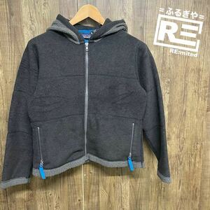 patagonia パタゴニア レディース フリースジャケット フーディ M ブラウン パーカー フルジップ