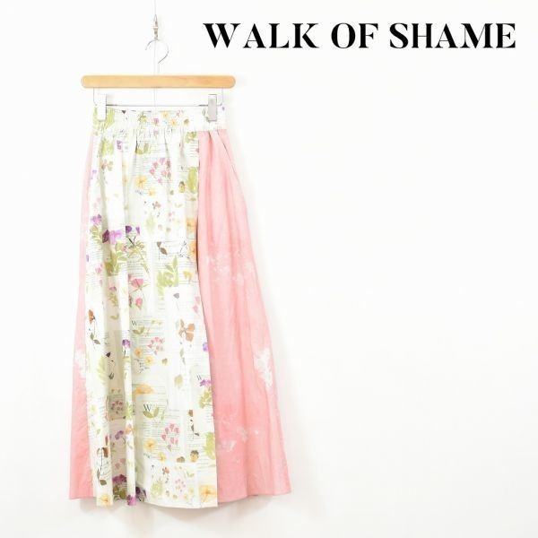 ポイントキャンペーン中 【WALK OF SHAME】花柄 ドット パッチワーク