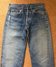 60S LEVIS リーバイス501 BIGE Vステッチ フライ刻印E リペア済み ヴィンテージ [501XXや502や505や606の66前期赤耳ビックE好きにもお奨め_画像1