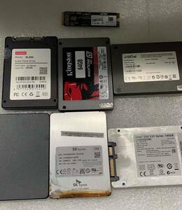 中古ジャンク品 SSD512GB*1　SSD64GB*2　SSD320GB*1　SSD180GB*1　SSD128GB*1　6件セット　全