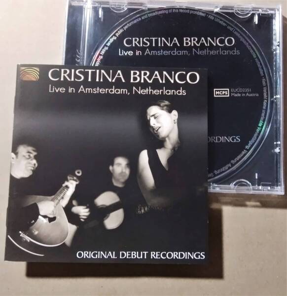 廃盤初盤 Cristina Branco ; Live in Amsterdam *クリスティーナ・ブランコ Ausria盤/ファド界の新女王1990年代のライヴ録音集