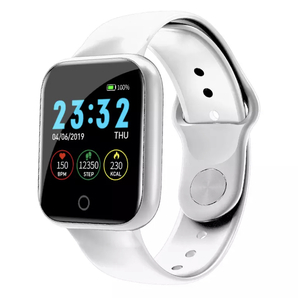 i5 スマートウォッチ　高性能　腕時計　多機能　大人気カラー　デジタル時計　ホワイト
