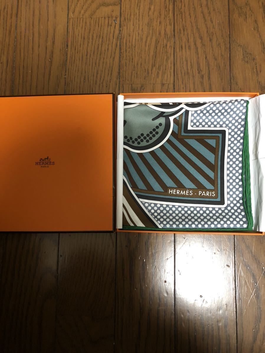 レディース(新品未使用非売品)エルメススカーフ HERMES POUR UBS