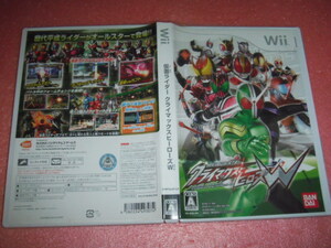 中古 WII 仮面ライダー クライマックスヒーローズW 動作保証 同梱可 　