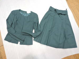 *191257　ANAYI(アナイ)　ウール　ジャケット・スカート　サイズ３６　日本製