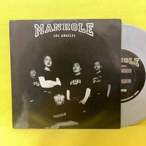 EP■Manhole■Victim■Marble vinyl■'94 US■500 pressed and handnumbered■即決■洋楽■レコード