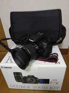 Canon キャノン EOS kiss x5 ダブルズームキット デジタル一眼レフカメラ ジャンク品