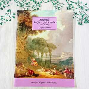 輸入楽譜 フルート,ヴィオラ,ピアノのためのセレナーデ,カスパル・クンマーによるパート Srnade for flute, viola (vl) and piano, parts