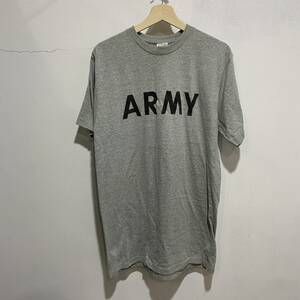 ☆送料無料☆米軍USARMY☆ARMY　Tシャツ☆グレー☆M☆霜降りグレー☆E9☆ｃ