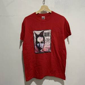 ☆送料無料☆Marilyn Manson☆マリリンマンソン☆Lest we forget☆ベストアルバム☆Tシャツ☆メンズM☆GILDAN☆G20 c