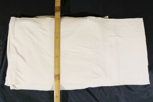 薄手丸編みニット生地　35cm巾　約10m　薄ベージュ　Ｔシャツの襟や袖口に