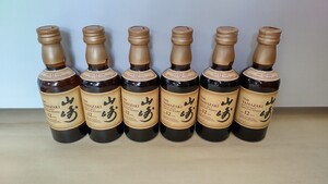 サントリー 山崎12年 50mlミニボトル6本セット 新品未開封 サントリー山崎12年