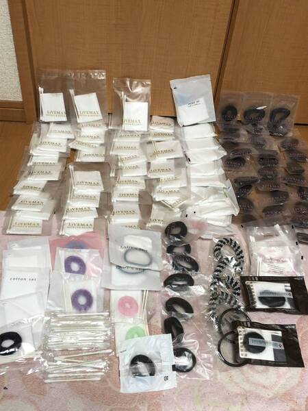 送料無料未使用★ホテルアメニティ200点+おまけ50点以上★ヘアゴム、コットン、綿棒など