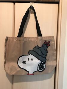 スヌーピー 軽デカ トートバッグ エコ 新品 レタスクラブ トートバッグ コラボ