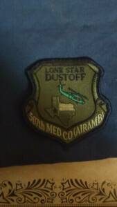 ★　軍隊　ワッペン　LONE STAR DUSTOFF ★