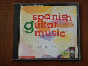 1403◆SPANISH GUITAR MUSIC LENDLE 輸入盤 タルレガ・３つのマズルカ他 ヴォルフガング・レント(ギター)