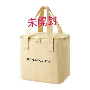 未開封!glow 8月号 DEAN&DELUCA リネン風素材 保冷バッグ 雑誌付録