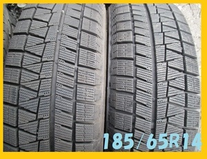 CV1722②■185/65R14　86Q　BRIDGESTONE　BLIZZAK　REVOGZ　2本のみ■事業所様 送料無料■激安　カリーナ