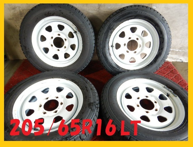 メーカー 205/65R16 109/107L LT 日産純正スチールホイールセット