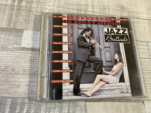 DISC 2枚組 超特価！！JAZZ オムニバス CD『 THE WORLD' GREATEST Ballads』ROUND MIDNIGHT/MISTY/STARDUST/I SHULD CARE/TENDERLY 他 26曲