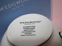 新品　WEDGWOOD／ウェッジウッド　フロレンティーン　ターコイズ　クリーマー S　定価￥38,500です！　原産国イギリス_画像6