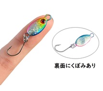 小判型　マイクロジグ　2g　20mm　10個セット　アジング　メバリング　メタルジグ　ジギング　メバル　アジ　メッキ　カマス　根魚　サバ_画像2