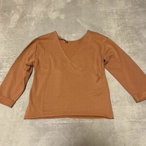 ★ZARA (ザラ）★試着のみ　綿１００％　カシュクール　トップス　ピンク