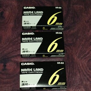 CASIO ネームランドテープ