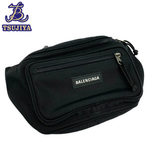 BALENCIAGA Balenciaga Explorer ремень сумка поясная сумка чёрный б/у A[. магазин ломбард B0144]