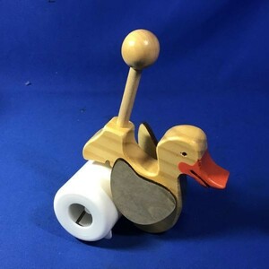 【未使用】木製カーペットクリーナー コロペタ/COROPETA　あひる/DUCK　セトクラフト　②