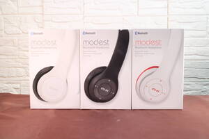 Modest Bluetooth ワイヤレスヘッドホン 3個セット モデスト ブルートゥース Wireless Headphone ヘッドホン