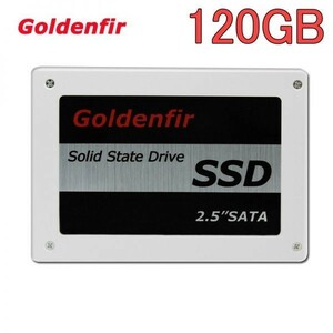 ★最安 安心の国内対応★SSD Goldenfir 120GB SATA3 / 6.0Gbps 新品 2.5インチ 高速 NAND TLC 内蔵 デスクトップPC ノートパソコン