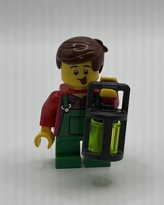 即決 新品　未使用 レゴ LEGO ミニフィグ シティ ミニフィギュア　ランタンを持った男の子　子ども　オーバーオール