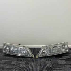 中古 美品 トヨタ 100系 JZX100 マーク2 マークⅡ 後期 純正 HID ヘッドライト 左右セット バーナー・バラスト付きKOITO 22-271 点灯確認済