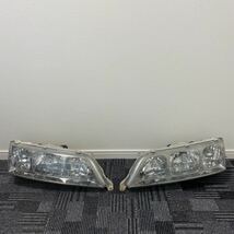 中古 美品 トヨタ 100系 JZX100 マーク2 マークⅡ 後期 純正 HID ヘッドライト 左右セット バーナー・バラスト付きKOITO 22-271 点灯確認済_画像1