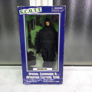 ...S.C.O.T.T. special commando & operation Tacty karu team figure package deterioration discoloration 